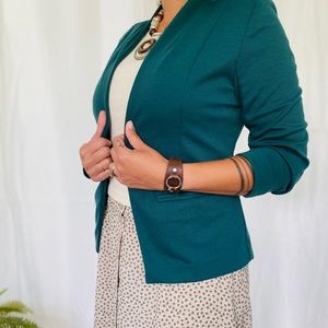 Merona hunter green long sleeve blazer